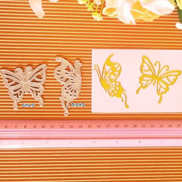 Mariposa (frente y perfil) Set x2 #1