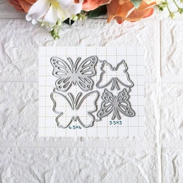 Mariposas con Sombras Set x4