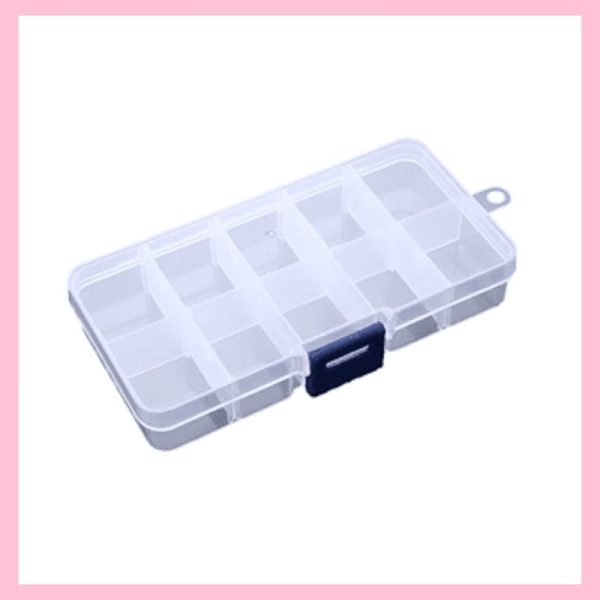 Caja de Almacenamiento #01 Rectangular X10 Divisiones - Imagen 2