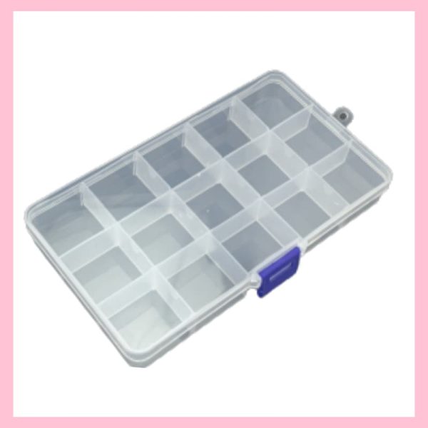 Caja de Almacenamiento #02 Rectangular X15 Divisiones