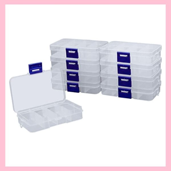 Caja de Almacenamiento #01 Rectangular X10 Divisiones