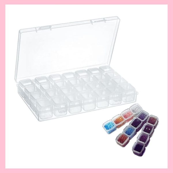 Caja de Almacenamiento #04 Rectangular con 28 compartimientos