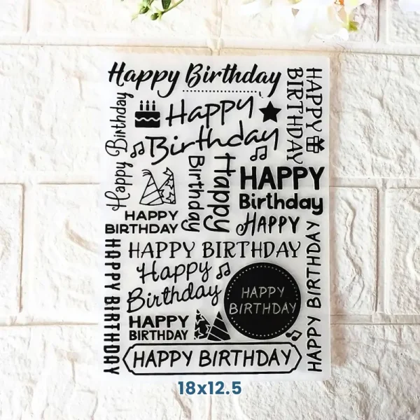 Embossing T. A Happy Birthday #01