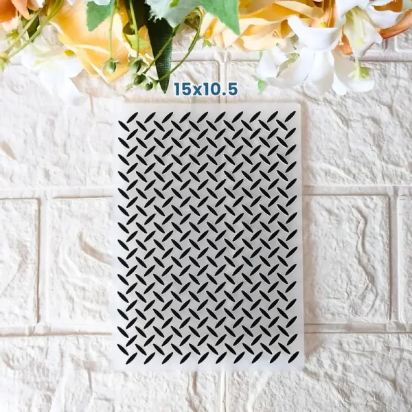 Embossing T. B Placa de Metal